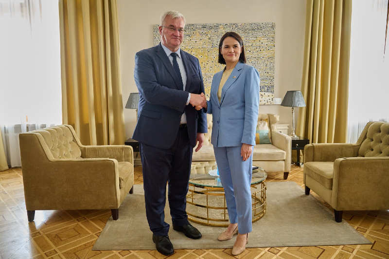 Cichanouska i Sybiha o przyszłości relacji