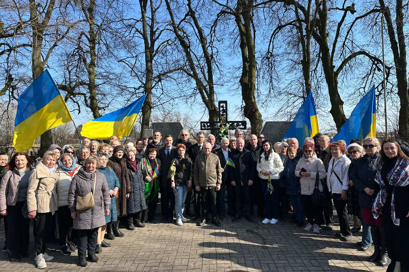 Ukraińskie uroczystości upamiętaniające zbrodnię w Sahryniu